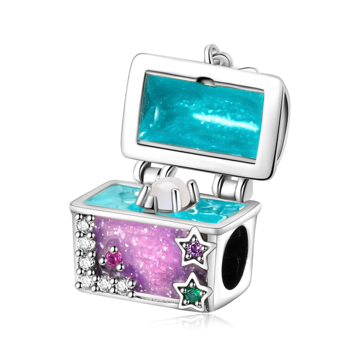 Charm Cofre Fluorescente