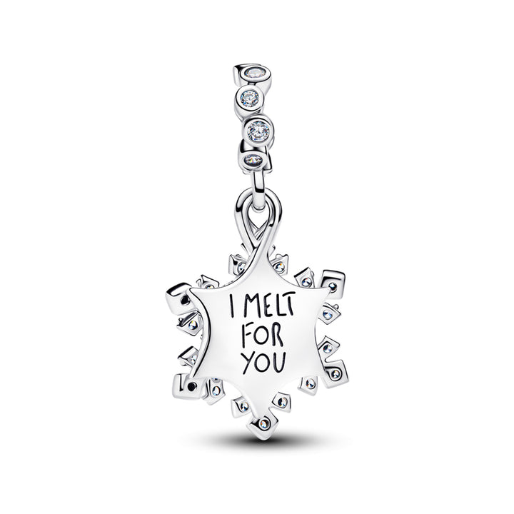 Charm Copo de Nieve Plateado