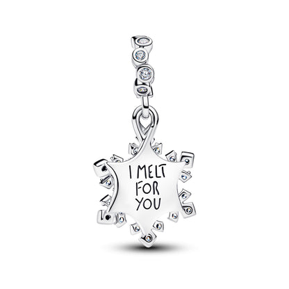 Charm Copo de Nieve Plateado