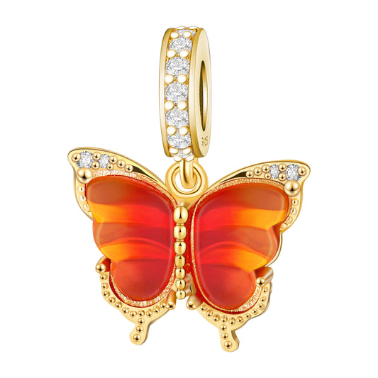 Charm Mariposa Naranja