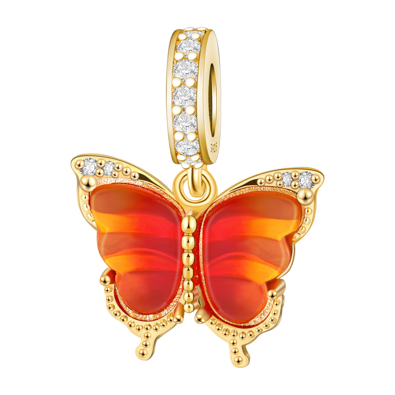 Charm Mariposa Naranja