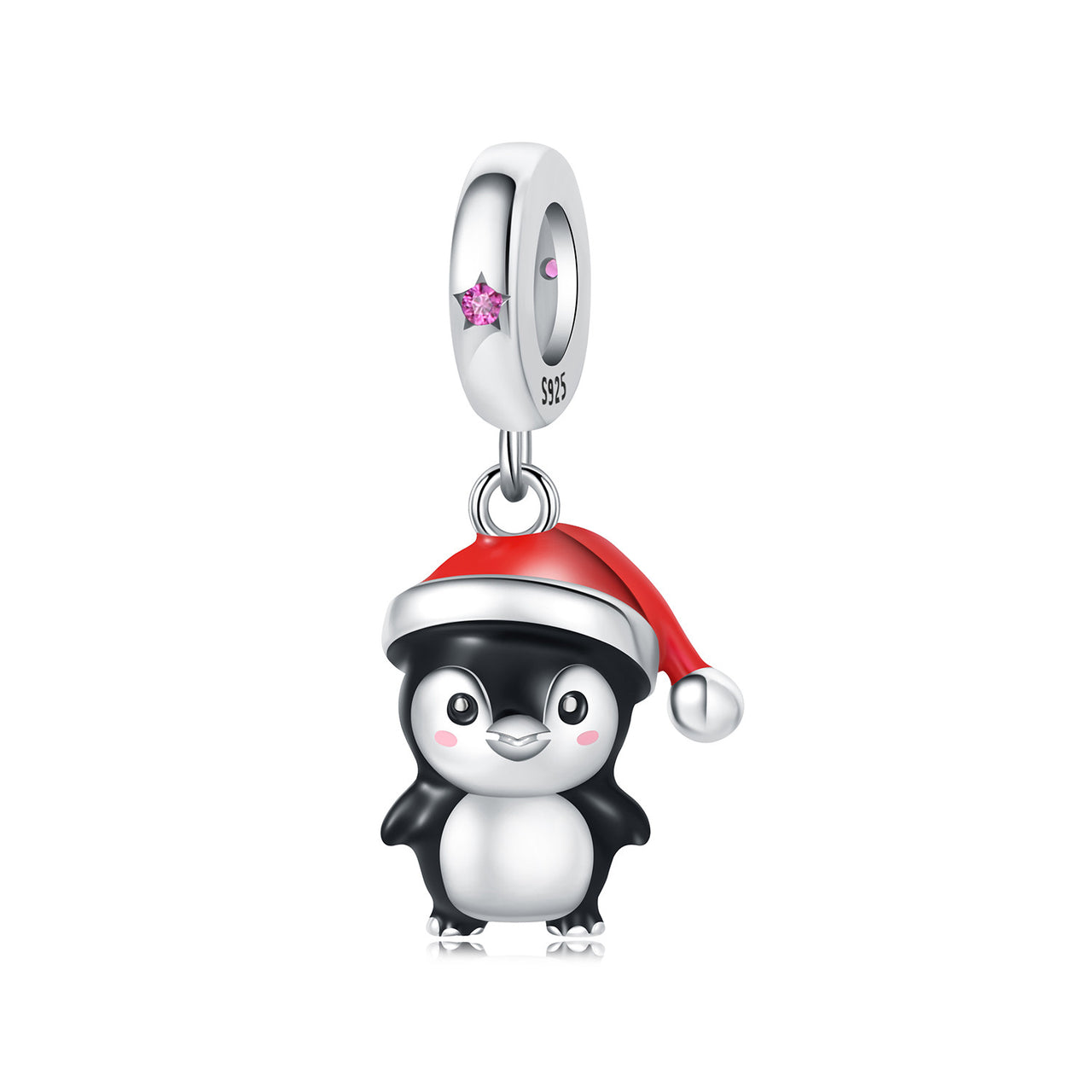 Charm Pingüino de Navidad