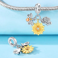 Thumbnail for Charm Abeja, Girasol & Mariposa