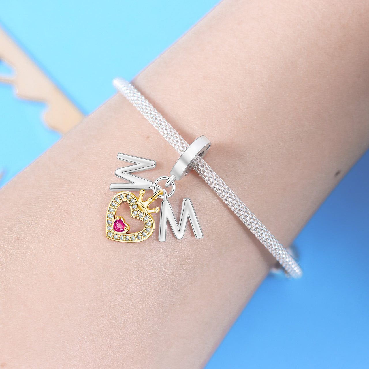 Charm Colgante "Mom"