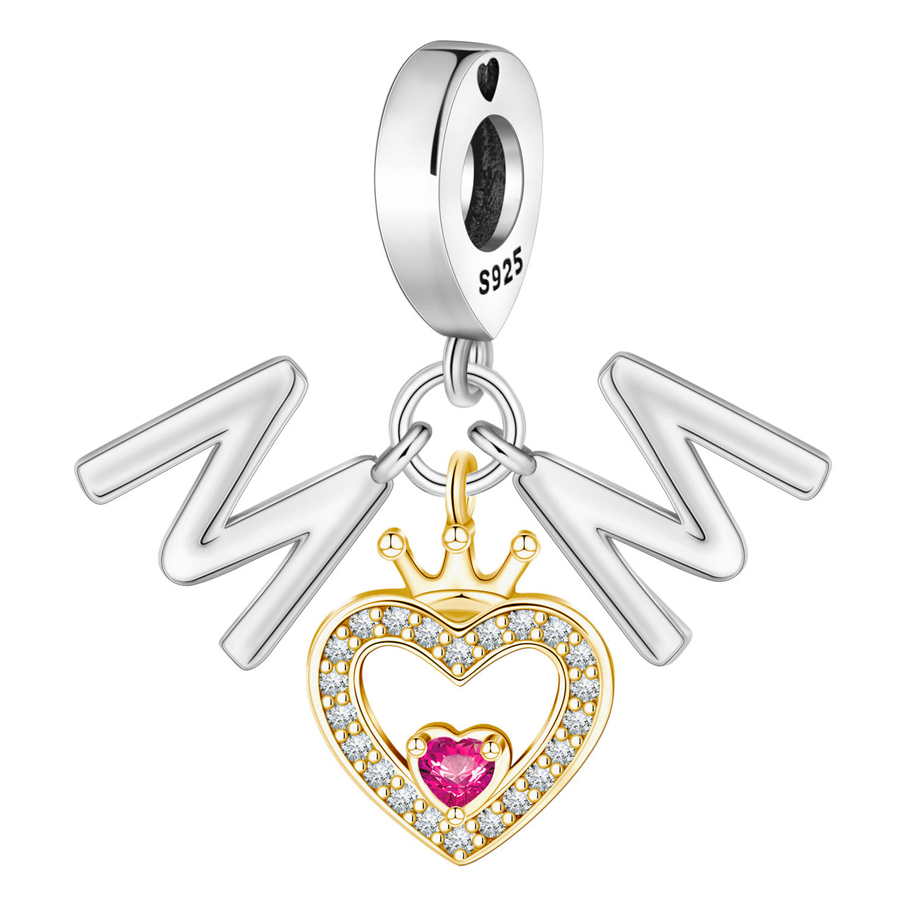 Charm Colgante "Mom"