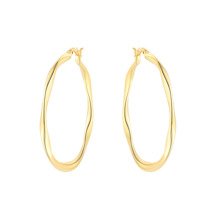 Aretes Aro Irregular