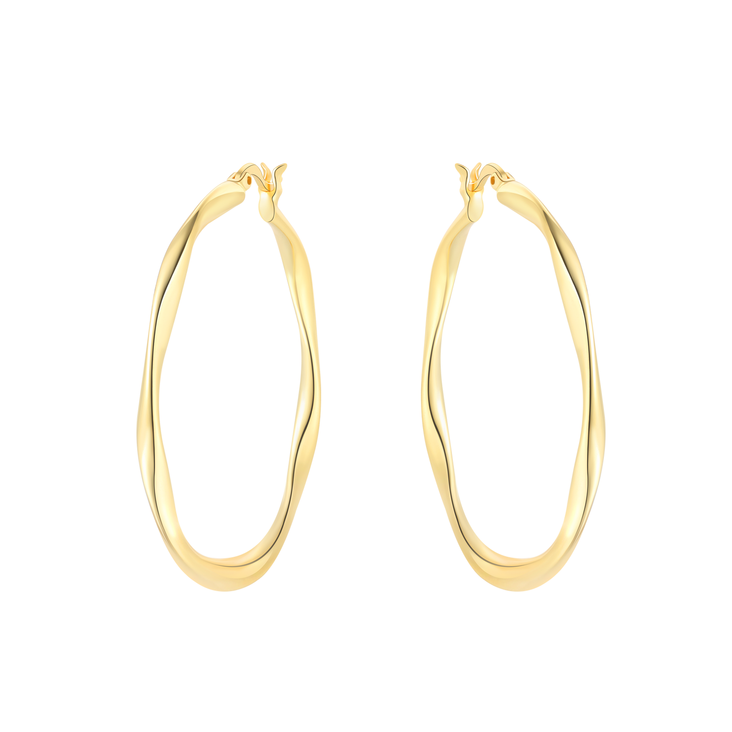 Aretes Aro Irregular