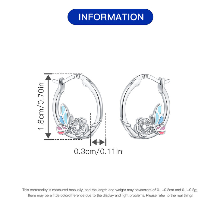 Aretes Mariposa & Flor