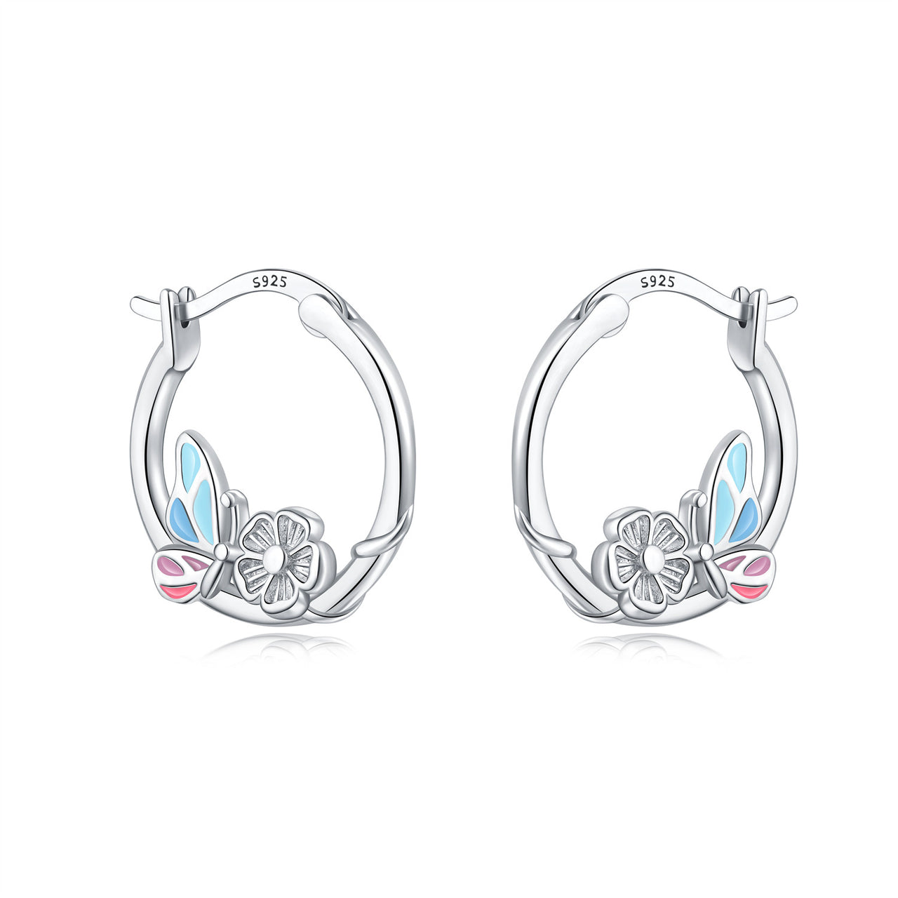 Aretes Mariposa & Flor