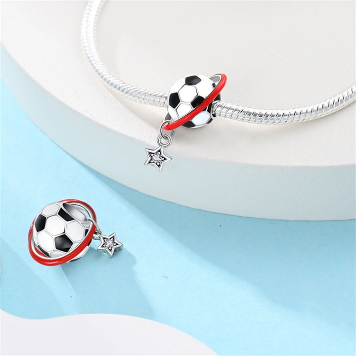 Charm Balón de Fútbol y Estrella