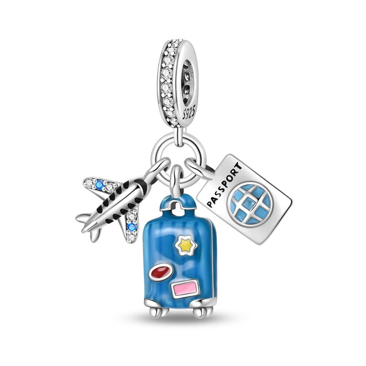 Charm Avion, Maleta y Pasaporte