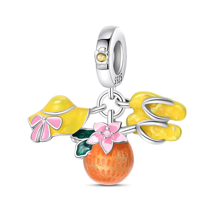 Charm Sombrero, Piña Colada y Sandalias