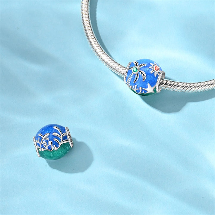 Charm Palmera y Oceano