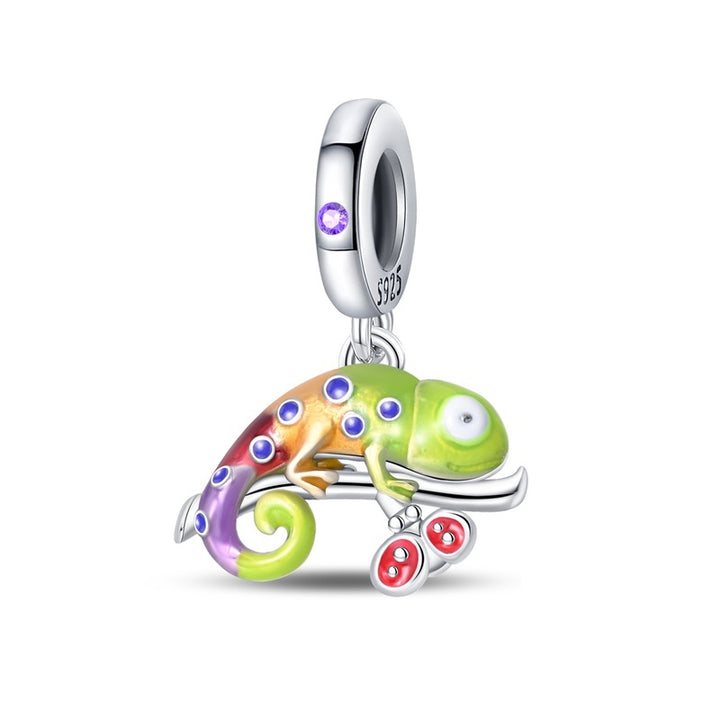 Charm Camaleon Verde Fluorescente