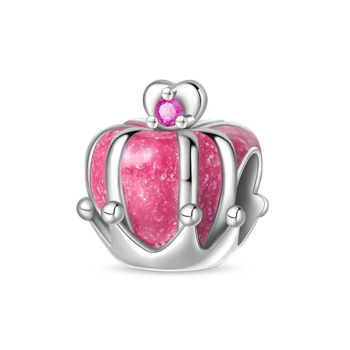 Charm Corona Rosa, Inspirado En Barbie