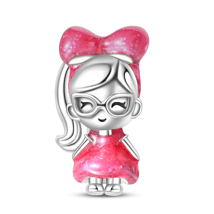Charm Muñeca Rosa, Inspirado En Barbie