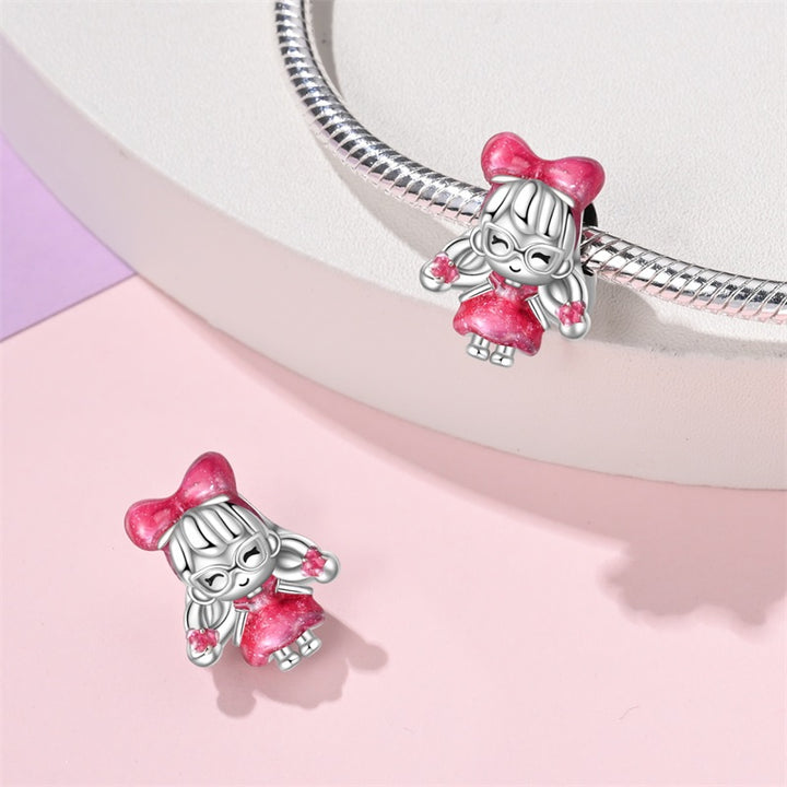 Charm Muñeca Sonriente, Inspirado En Barbie