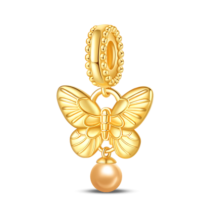 Charm Mariposa Dorada y Bellota