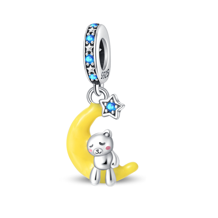 Charm Luna y Osito Durmiente Fluorescente
