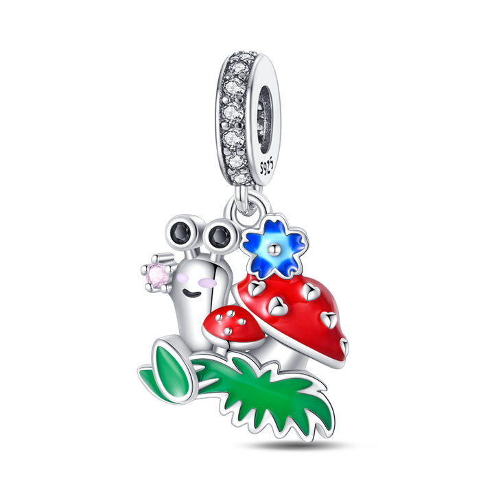 Charm Caracol y Honguitos
