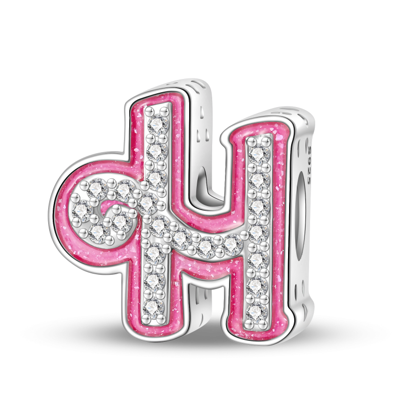 Charm Letras del Alfabeto - Inspirado en Barbie