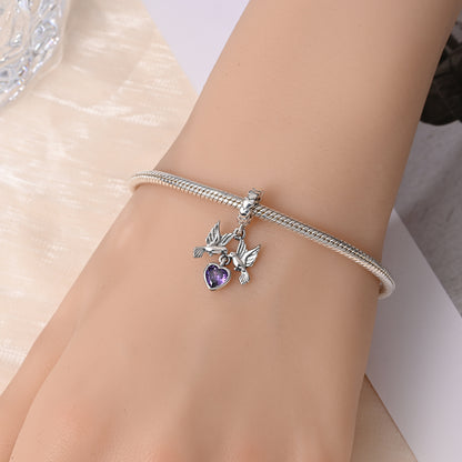 Charm Palomas de la Paz "Corazón Peace"