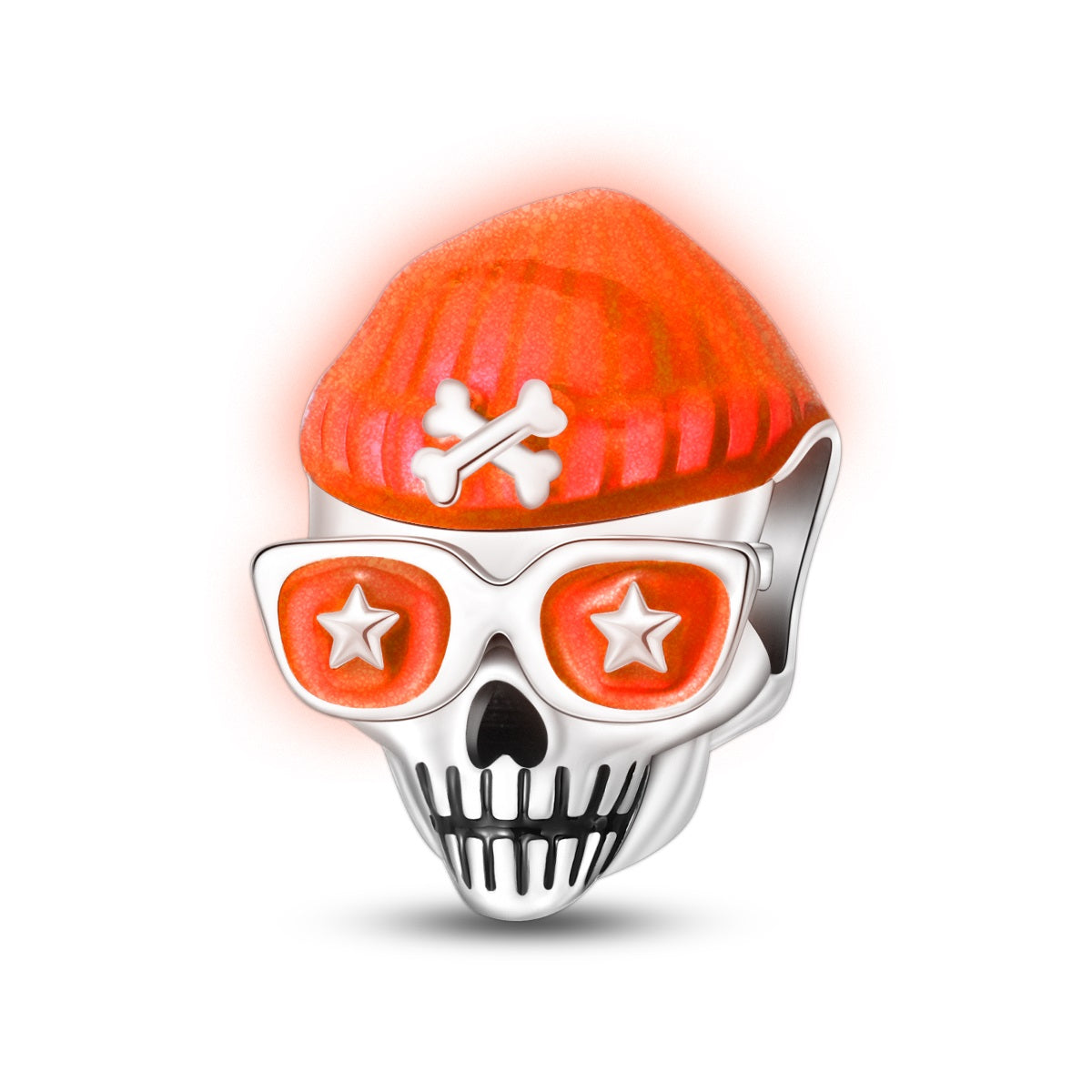 Charm Calavera Fluorecente