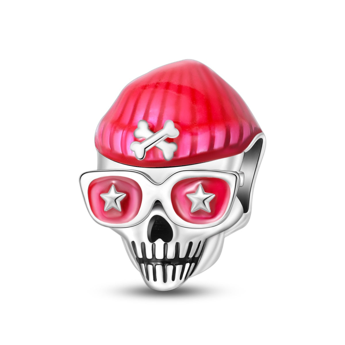 Charm Calavera Fluorecente