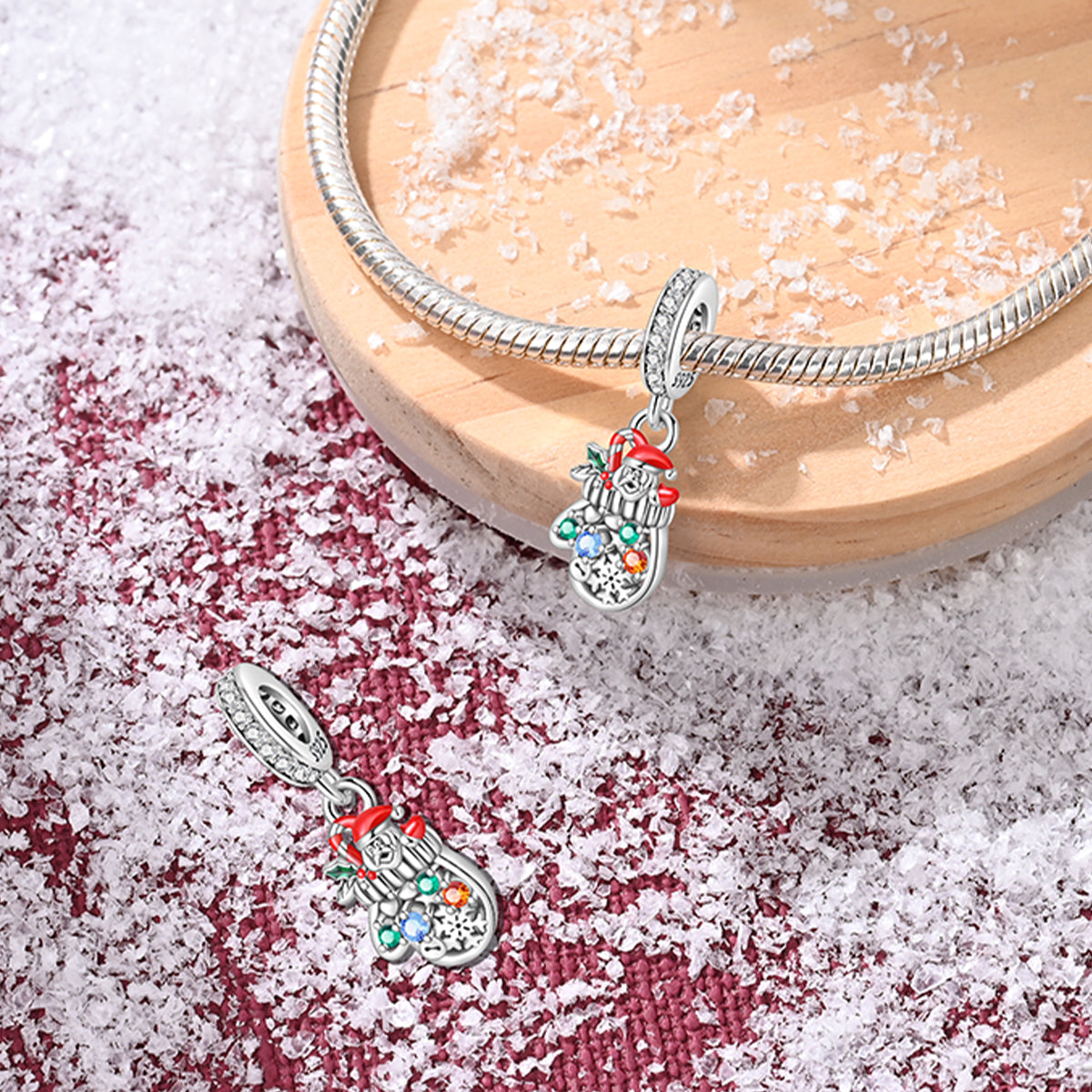Charm Guante de Navidad