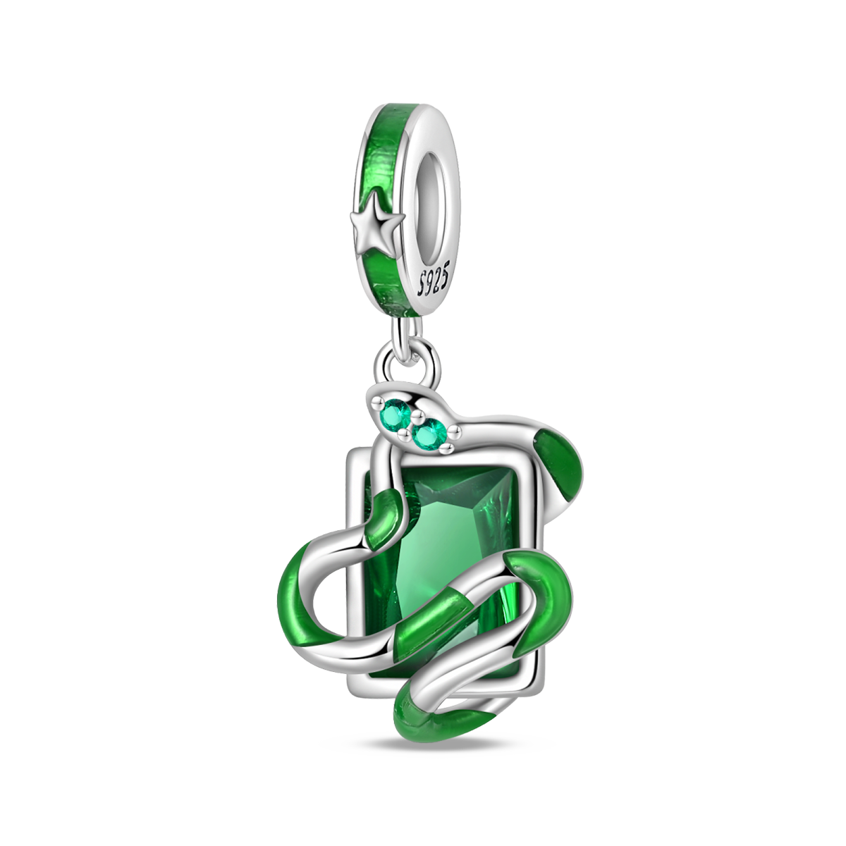 Charm Serpiente Esmeralda