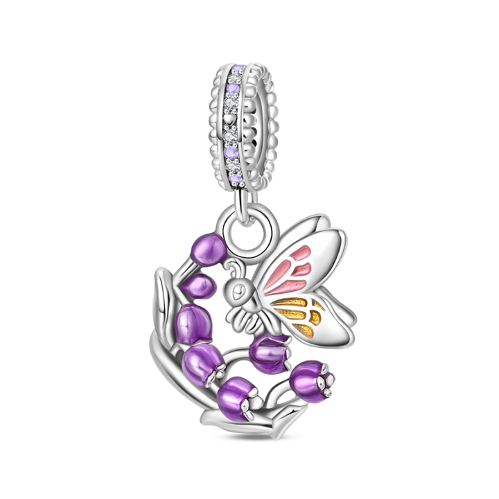 Charm Mariposa Y Flores