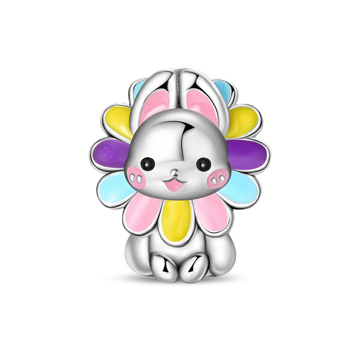 Charm Conejito Disfrazado De Flor