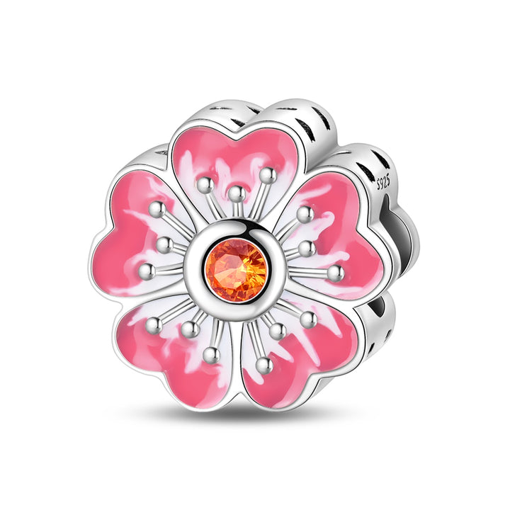 Charm Flor Rosa