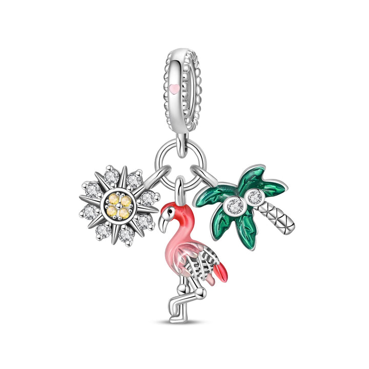 Charm Flamingo & Palmera