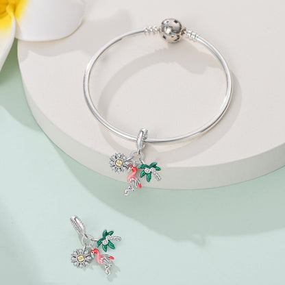 Charm Flamingo & Palmera