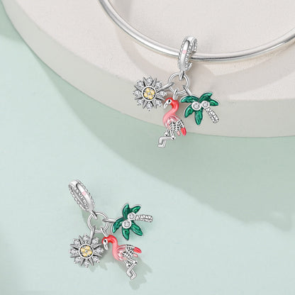 Charm Flamingo & Palmera