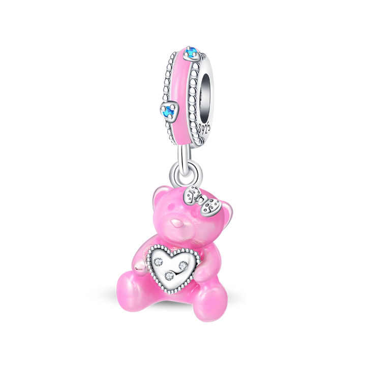 Charm Oso Rosa