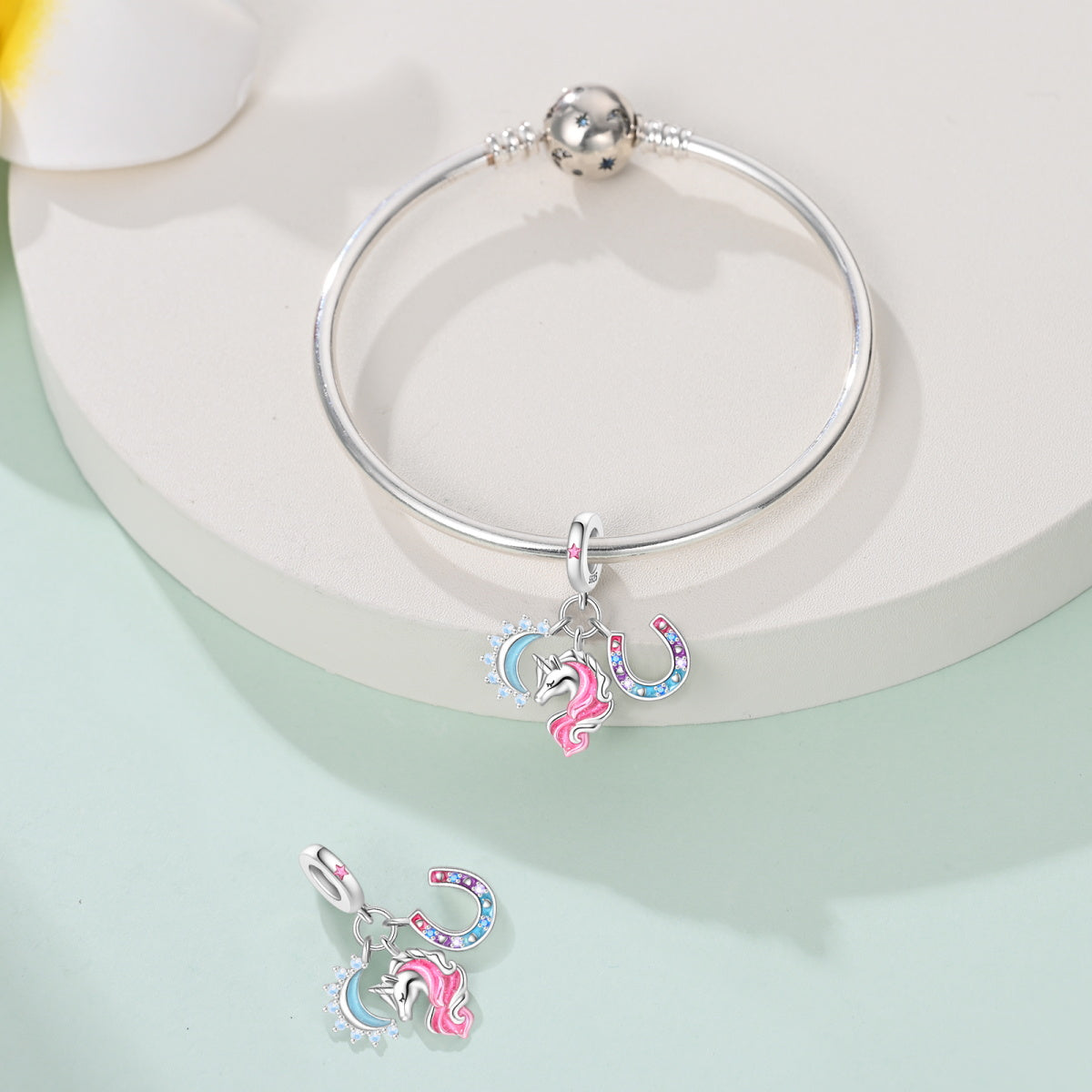 Charm Colgante Unicornio