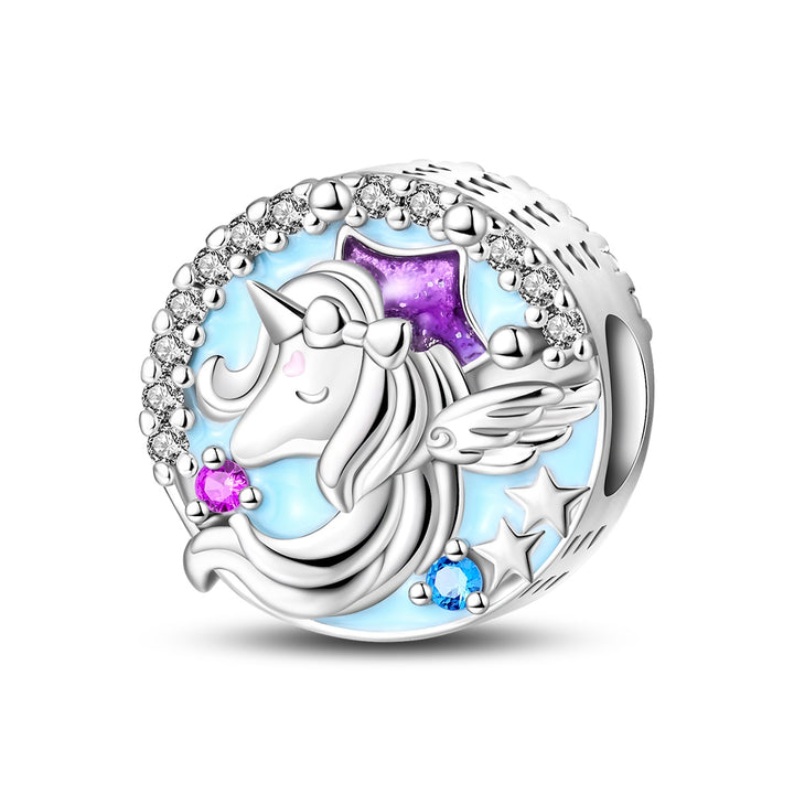 Charm Unicornio Azul