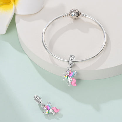 Charm Unicornio Con Estrellas
