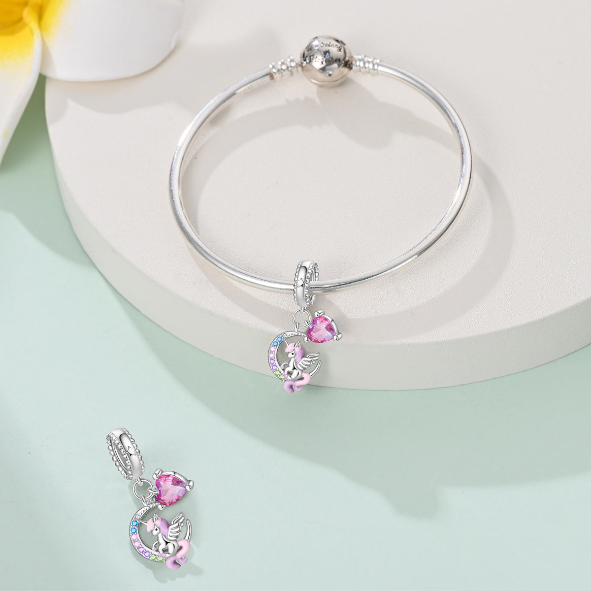 Charm Unicornio En La Luna