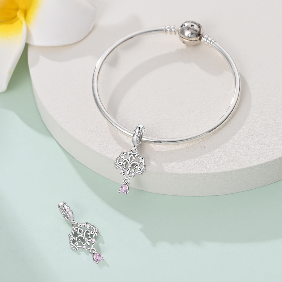 Charm Colgante Rosa