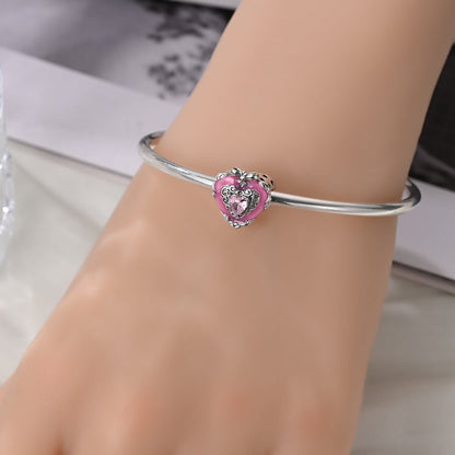 Charm Corazon Rosa