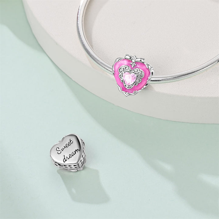 Charm Corazon Rosa