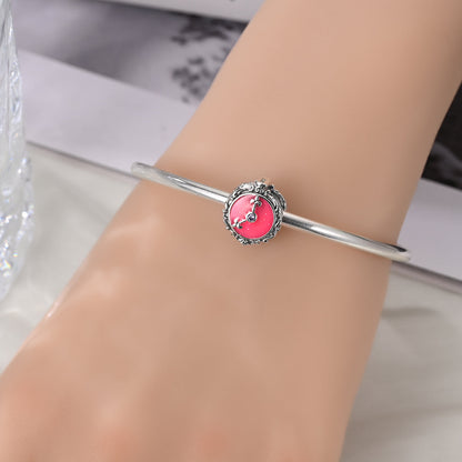 Charm Reloj Rosa
