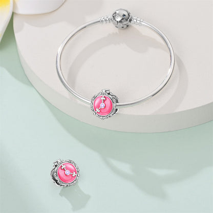 Charm Reloj Rosa