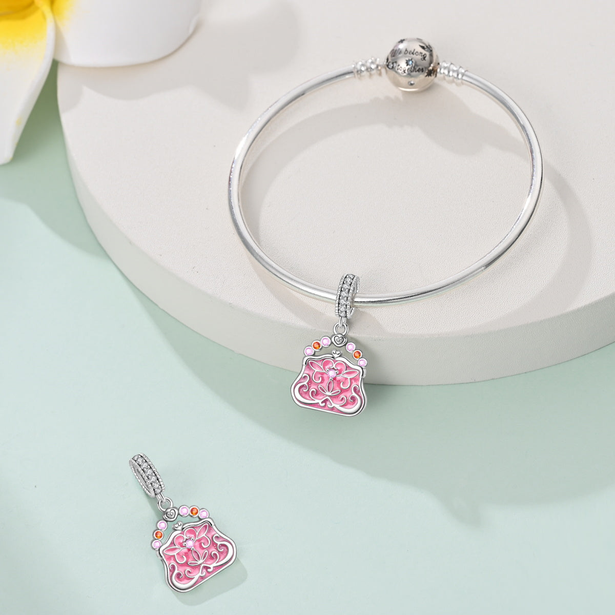 Charm Bolsita Rosa