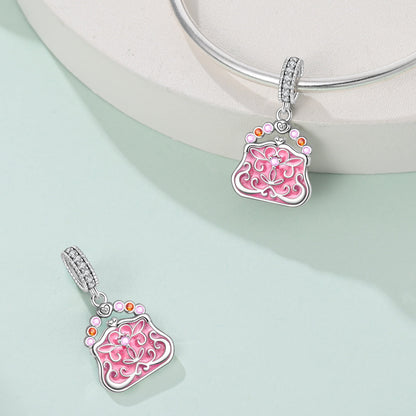 Charm Bolsita Rosa