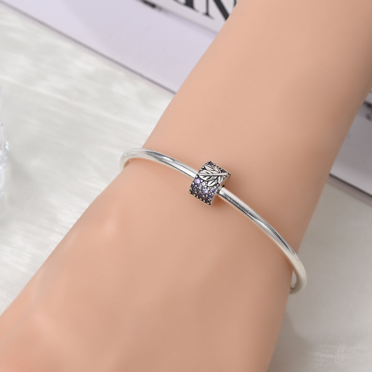 Clip Brillos Morados