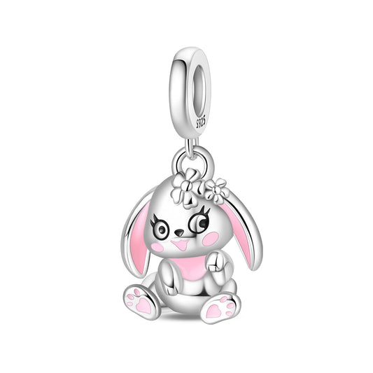Charm Conejo Rosa